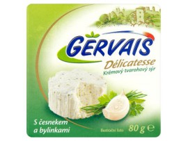Gervais Нежный плавленый творожный сыр с чесноком и зеленью 80 г